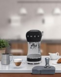 Ekspres do kawy Smeg z kolbą 50's Style Black ECF02BLEU