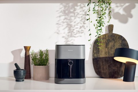 Frytkownica Panasonic NF-CC500SXE z wyświetlaczem LCD, 5 l, 1450 W, obudowa Cool touch