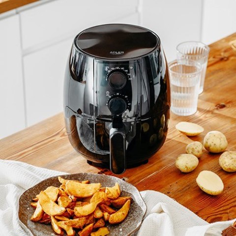 Frytkownica beztłuszczowa Airfryer Adler AD 6312 2,5 litra Czarna Frytkownica beztłuszczowa Airfryer Adler AD 6312 2,5 litra Czarna