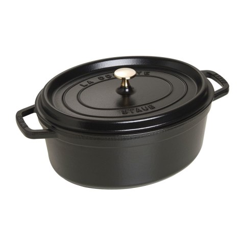 Garnek żeliwny owalny STAUB 40509-319-0 - czarny 5.5 ltr Garnek żeliwny owalny STAUB 40509-319-0 - czarny 5.5 ltr