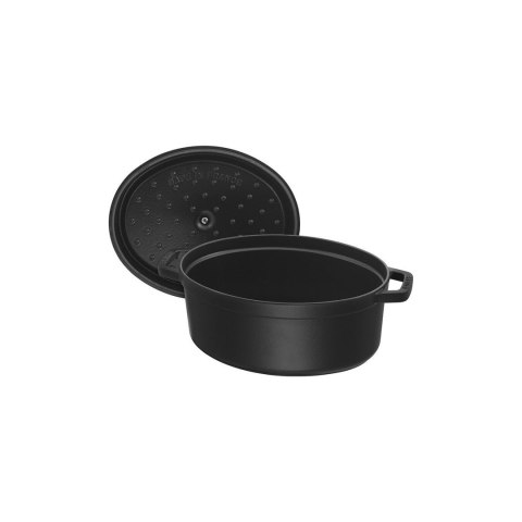 Garnek żeliwny owalny STAUB 40509-319-0 - czarny 5.5 ltr Garnek żeliwny owalny STAUB 40509-319-0 - czarny 5.5 ltr