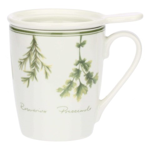 LA PORCELLANA BIANCA COLTIVIA Kubek infuzyjny z pokrywką 350 ml LA PORCELLANA BIANCA COLTIVIA Kubek infuzyjny z pokrywką 350 ml