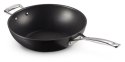 Le Creuset hartowany nieprzywierający Stir-Fry srebrny 30cm