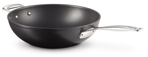 Le Creuset hartowany nieprzywierający Stir-Fry srebrny 30cm Le Creuset hartowany nieprzywierający Stir-Fry srebrny 30cm