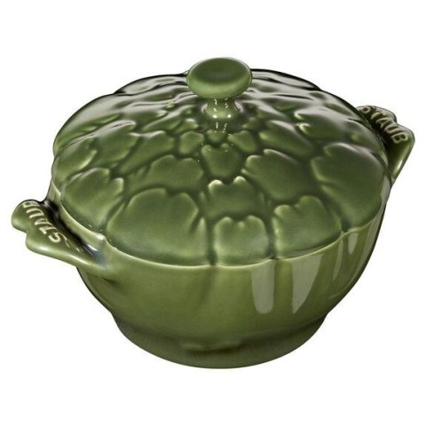 Mini Cocotte ceramiczny okrągły karczoch STAUB 40500-326-0 - zielony 470 ml Mini Cocotte ceramiczny okrągły karczoch STAUB 40500-326-0 - zielony 470 ml