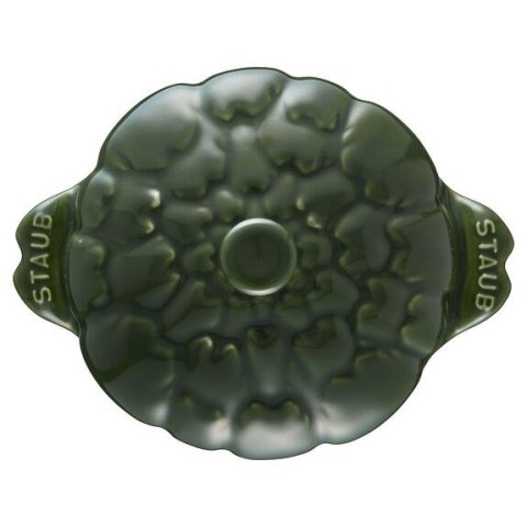 Mini Cocotte ceramiczny okrągły karczoch STAUB 40500-326-0 - zielony 470 ml Mini Cocotte ceramiczny okrągły karczoch STAUB 40500-326-0 - zielony 470 ml