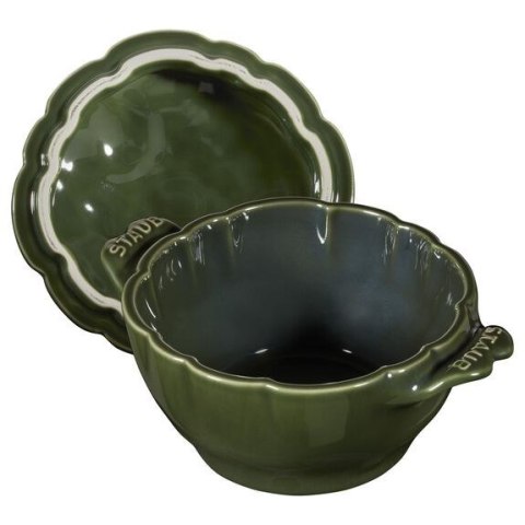 Mini Cocotte ceramiczny okrągły karczoch STAUB 40500-326-0 - zielony 470 ml Mini Cocotte ceramiczny okrągły karczoch STAUB 40500-326-0 - zielony 470 ml