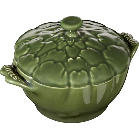 Mini Cocotte ceramiczny okrągły karczoch STAUB 40500-326-0 - zielony 470 ml Mini Cocotte ceramiczny okrągły karczoch STAUB 40500-326-0 - zielony 470 ml