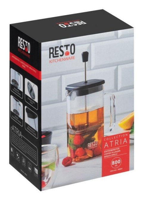 Resto Kitchenware 90504 dzbanek do herbaty Pojedynczy dzbanek 800 ml Czarny Resto Kitchenware 90504 dzbanek do herbaty Pojedynczy dzbanek 800 ml Czarny
