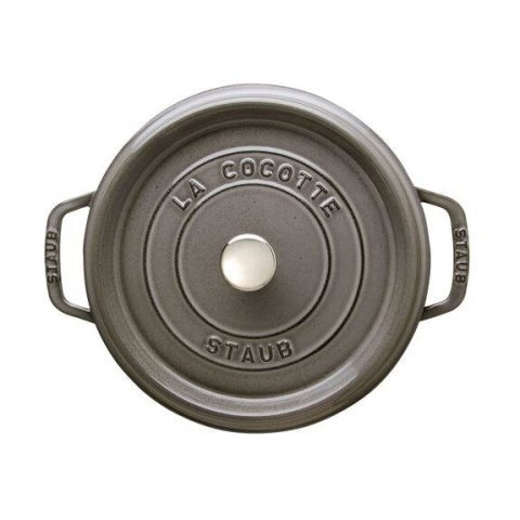 STAUB Garnek żeliwny okrągły 40500-246-0 3,8l grafitowy STAUB Garnek żeliwny okrągły 40500-246-0 3,8l grafitowy