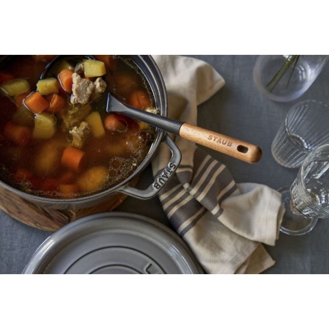 STAUB Garnek żeliwny okrągły 40500-246-0 3,8l grafitowy STAUB Garnek żeliwny okrągły 40500-246-0 3,8l grafitowy