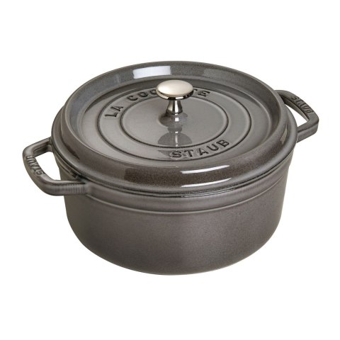 STAUB Garnek żeliwny okrągły 40500-246-0 3,8l grafitowy STAUB Garnek żeliwny okrągły 40500-246-0 3,8l grafitowy