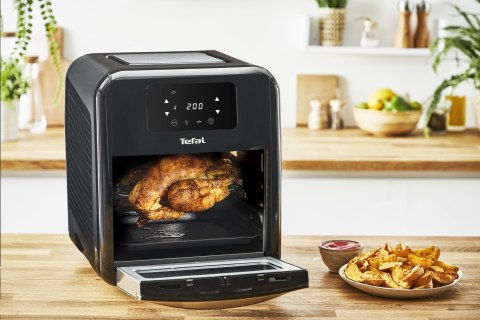 Tefal Easy Fry FW5018 Pojedyńczy 11 l Autonomiczny 2000 W Frytkownica na gorące powietrze Czarny Tefal Easy Fry FW5018 Pojedyńczy 11 l Autonomiczny 2000 W Frytkownica na gorące powietrze Czarny