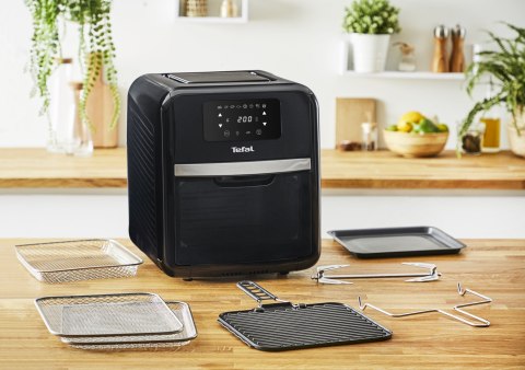 Tefal Easy Fry FW5018 Pojedyńczy 11 l Autonomiczny 2000 W Frytkownica na gorące powietrze Czarny Tefal Easy Fry FW5018 Pojedyńczy 11 l Autonomiczny 2000 W Frytkownica na gorące powietrze Czarny