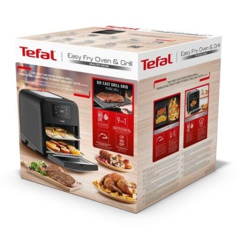 Tefal Easy Fry FW5018 Pojedyńczy 11 l Autonomiczny 2000 W Frytkownica na gorące powietrze Czarny Tefal Easy Fry FW5018 Pojedyńczy 11 l Autonomiczny 2000 W Frytkownica na gorące powietrze Czarny