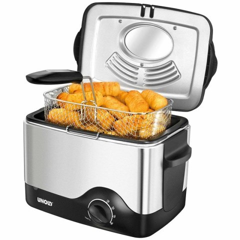 Unold Fryer Compact 1,5l 1200W srebrny (58615) Unold Fryer Compact 1,5l 1200W srebrny (58615)
