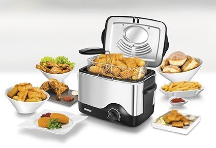 Unold Fryer Compact 1,5l 1200W srebrny (58615) Unold Fryer Compact 1,5l 1200W srebrny (58615)