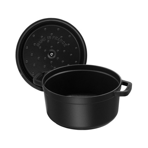 Garnek żeliwny okrągły Staub - 3.8 ltr, Czarny Garnek żeliwny okrągły Staub - 3.8 ltr, Czarny