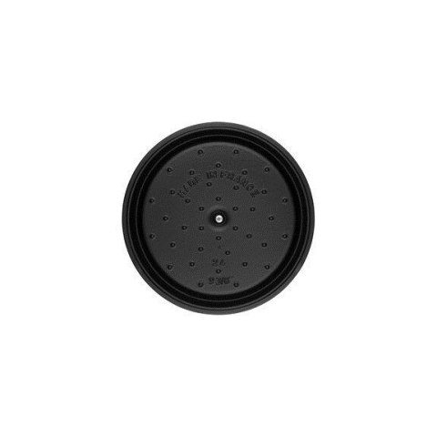 Garnek żeliwny okrągły Staub - 3.8 ltr, Czarny Garnek żeliwny okrągły Staub - 3.8 ltr, Czarny