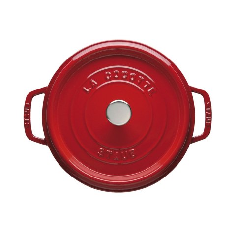 Garnek żeliwny okrągły Staub - 3.8 ltr, Czerwony Garnek żeliwny okrągły Staub - 3.8 ltr, Czerwony