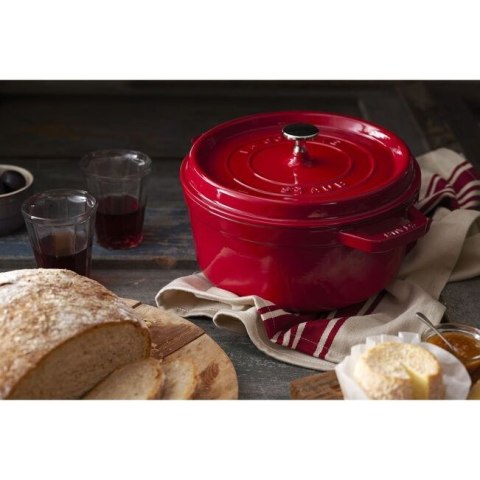 Garnek żeliwny okrągły Staub - 3.8 ltr, Czerwony Garnek żeliwny okrągły Staub - 3.8 ltr, Czerwony