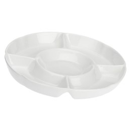 LA PORCELLANA BIANCA CONVIVIO Okrągła taca do przekąsek 25.5 cm