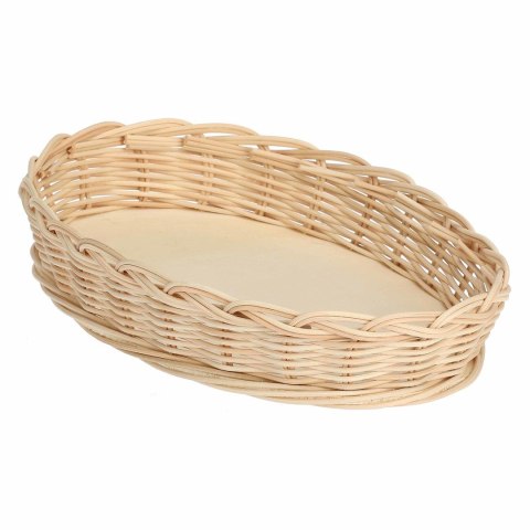 LA PORCELLANA BIANCA MIDOLLINO Wiklinowy kosz na owalne naczynie do zapiekania 23 cm LA PORCELLANA BIANCA MIDOLLINO Wiklinowy kosz na owalne naczynie do zapiekania 23 cm