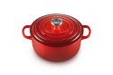 Le Creuset Signature Roaster okrągły 22cm wiśniowy