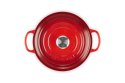Le Creuset Signature Roaster okrągły 22cm wiśniowy