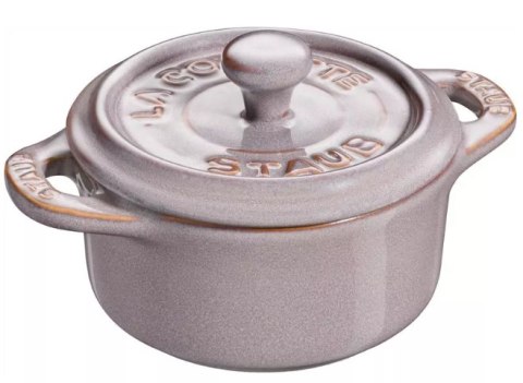 Mini Cocotte okrągły STAUB 40511-998-0 - antyczny szary 200 ml Mini Cocotte okrągły STAUB 40511-998-0 - antyczny szary 200 ml