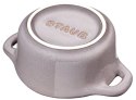 Mini Cocotte okrągły STAUB 40511-998-0 - antyczny szary 200 ml