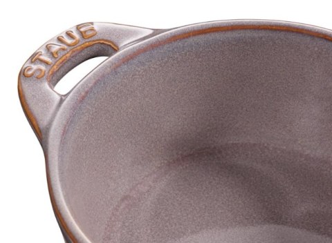 Mini Cocotte okrągły STAUB 40511-998-0 - antyczny szary 200 ml Mini Cocotte okrągły STAUB 40511-998-0 - antyczny szary 200 ml