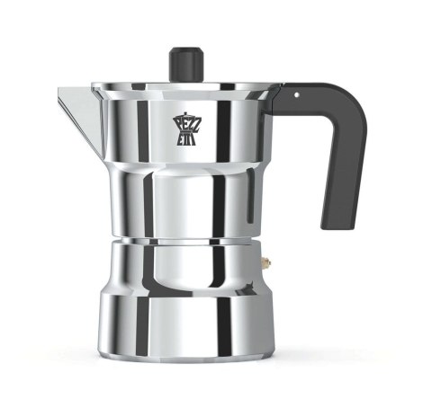 PEZZETTI SOLIDEXPRESS Aluminiowa kawiarka (3 filiżanki) - Srebrny PEZZETTI SOLIDEXPRESS Aluminiowa kawiarka (3 filiżanki) - Srebrny