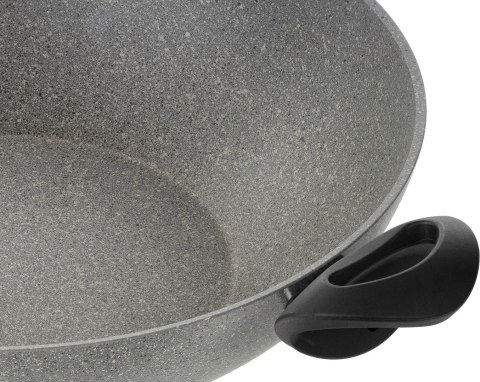 Patelnia BALLARINI Ferrara Wok z 2 uchwytami granitowa 36 cm FERR8KD.36D Patelnia BALLARINI Ferrara Wok z 2 uchwytami granitowa 36 cm FERR8KD.36D