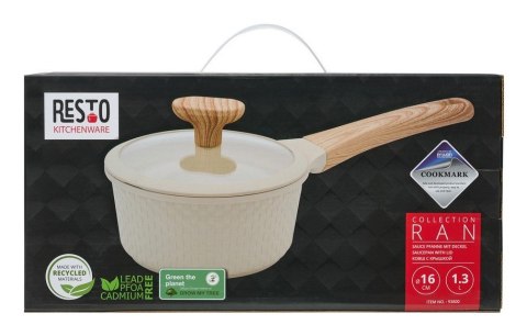 Resto Kitchenware 93800 garnek 1,3 l Okrągły Beżowy Resto Kitchenware 93800 garnek 1,3 l Okrągły Beżowy