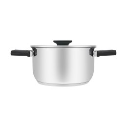 Resto Kitchenware Anser 2,5 l Okrągły Czarny, Stal nierdzewna