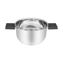 Resto Kitchenware Anser 2,5 l Okrągły Czarny, Stal nierdzewna