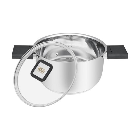 Resto Kitchenware Anser 2,5 l Okrągły Czarny, Stal nierdzewna Resto Kitchenware Anser 2,5 l Okrągły Czarny, Stal nierdzewna