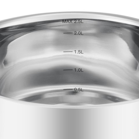 Resto Kitchenware Anser 2,5 l Okrągły Czarny, Stal nierdzewna Resto Kitchenware Anser 2,5 l Okrągły Czarny, Stal nierdzewna