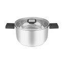Resto Kitchenware Anser 3,2 l Okrągły Czarny, Stal nierdzewna