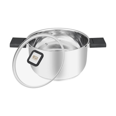 Resto Kitchenware Anser 3,2 l Okrągły Czarny, Stal nierdzewna Resto Kitchenware Anser 3,2 l Okrągły Czarny, Stal nierdzewna