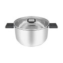 Resto Kitchenware Anser 4,4 l Okrągły Czarny, Stal nierdzewna