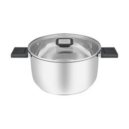 Resto Kitchenware Anser 4,4 l Okrągły Czarny, Stal nierdzewna