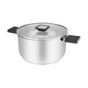 Resto Kitchenware Anser 4,4 l Okrągły Czarny, Stal nierdzewna