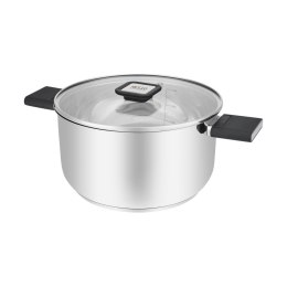 Resto Kitchenware Anser 4,4 l Okrągły Czarny, Stal nierdzewna