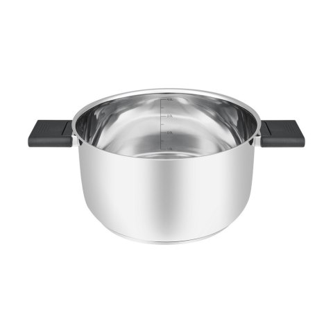 Resto Kitchenware Anser 4,4 l Okrągły Czarny, Stal nierdzewna Resto Kitchenware Anser 4,4 l Okrągły Czarny, Stal nierdzewna