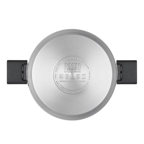 Resto Kitchenware Anser 4,4 l Okrągły Czarny, Stal nierdzewna Resto Kitchenware Anser 4,4 l Okrągły Czarny, Stal nierdzewna