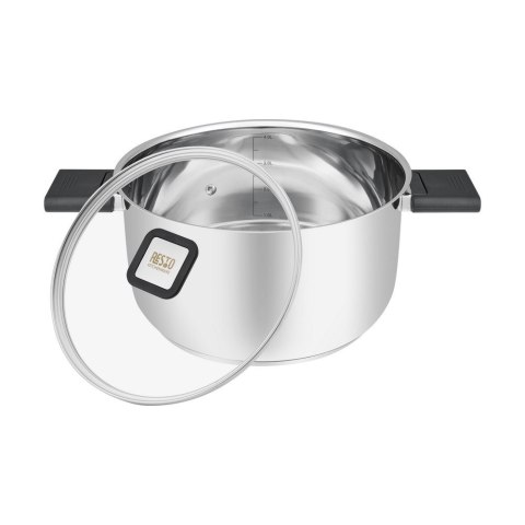 Resto Kitchenware Anser 4,4 l Okrągły Czarny, Stal nierdzewna Resto Kitchenware Anser 4,4 l Okrągły Czarny, Stal nierdzewna