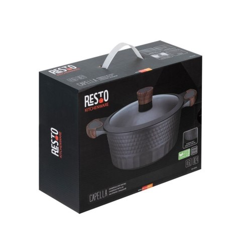 Resto Kitchenware Capella 4,6 l Okrągły Czarny, Drewno Resto Kitchenware Capella 4,6 l Okrągły Czarny, Drewno