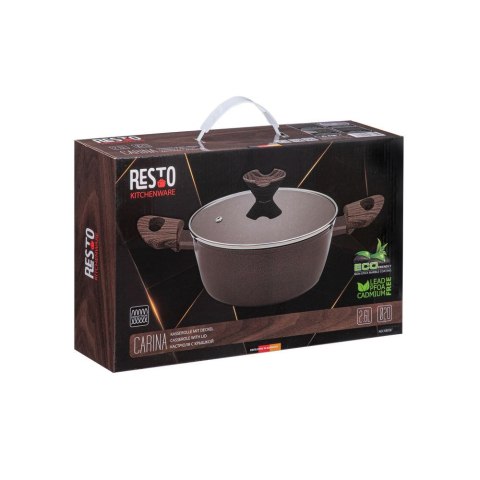 Resto Kitchenware Carina 2,5 l Okrągły Bordowy Resto Kitchenware Carina 2,5 l Okrągły Bordowy